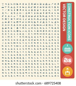 Construction icon set,vector