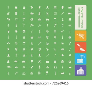 Construction icon set,vector 