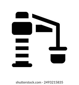 icono de construcción. icono de glifo de Vector para su Sitio web, móvil, presentación y diseño de logotipo.