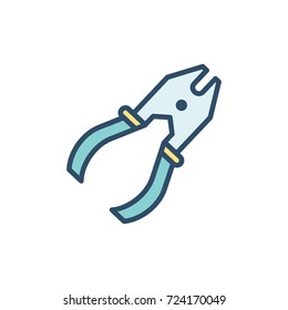 Construction icon vector illustration filled design