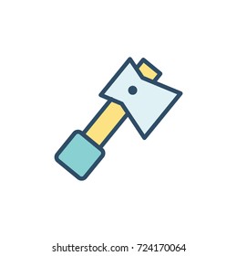 Construction icon vector illustration filled design
