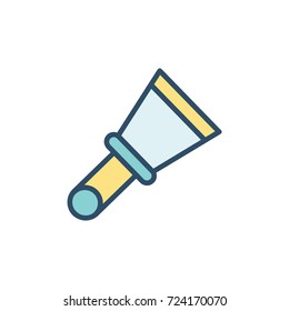 Construction icon vector illustration filled design