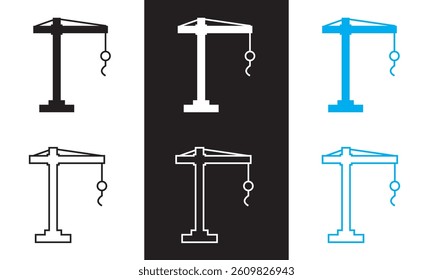 Construction icon.  Vector illustration. isolated on white and black background. EPS 10