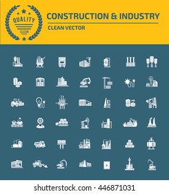 Construction icon,Industry icon set,vector