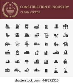 Construction icon,Industry icon set,vector