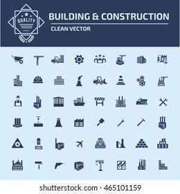 Construction icon,industry icon set,vector