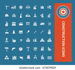 
Construction icon,industry icon set,vector