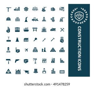 
Construction icon,industry icon set,vector