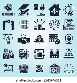 construction icons with Building and construction simple line isolated icon set collection