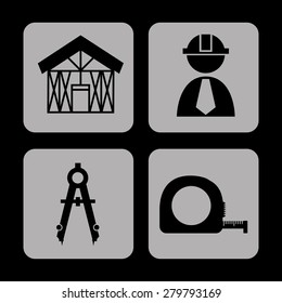 construction icons design, vector illustration eps10 graphic 