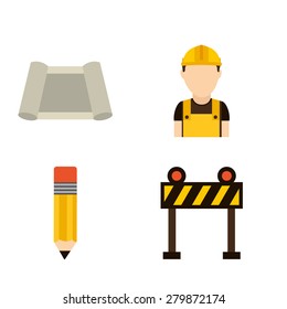 construction icons design, vector illustration eps10 graphic 