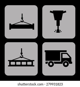 construction icons design, vector illustration eps10 graphic 