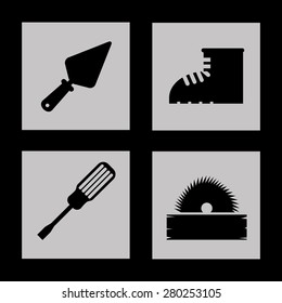 construction icons design, vector illustration eps10 graphic 