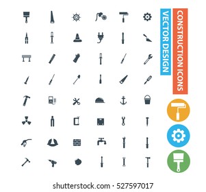 Construction icons design,clean vector