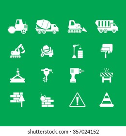 Construction Icons Set.