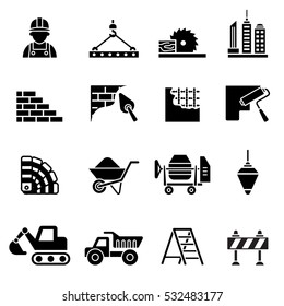 Construction Icons set.