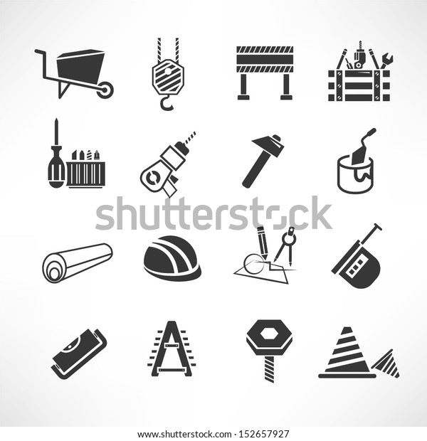 construction icons\
set