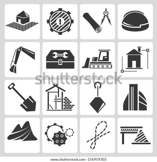construction icons\
set