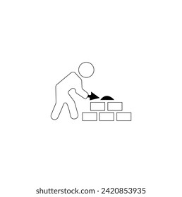 Construction Icons Set on White Background. Spanner logo design element . Build and construction icon element. Vector illustration. build icon vector. Tools vector wrench icon. 