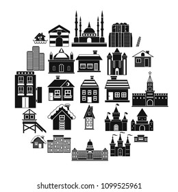 Construction icons set. Simple set of 25 construction vector icons for web isolated on white background