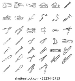 Skizze für Bausymbole. Gute Verwendung für Website-Symbole, Symbole, Aufkleber oder jedes Design, das Sie wollen. Einfach zu bedienen, zu bearbeiten oder zu ändern.