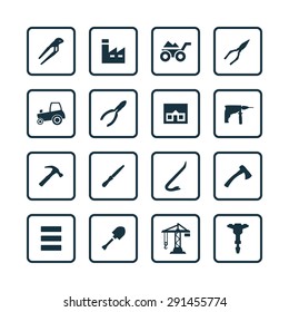 construction icons universal set for web and mobile