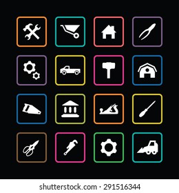 construction icons universal set for web and mobile