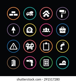 construction icons universal set for web and mobile