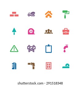 construction icons universal set for web and mobile