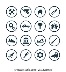 construction icons universal set for web and mobile