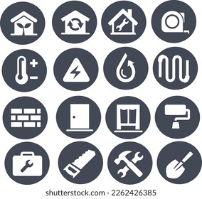 Construction Icons vector design crane