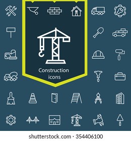 construction Icons Vector set