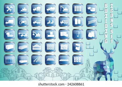 construction icons for websites vector