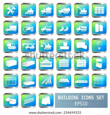construction icons for websites vector