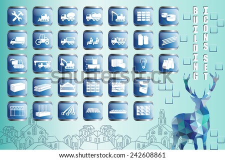 construction icons for websites vector