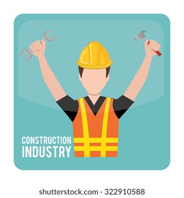 construction industry design, vector illustration eps10 graphic 