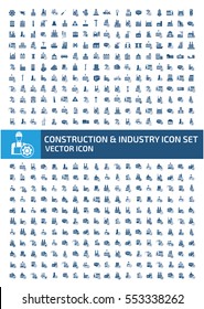 Construction And Industry Icon Set,clean Vector