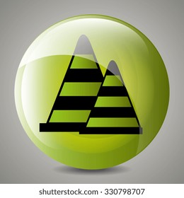 Construction industry and tools graphic design, vector illustration