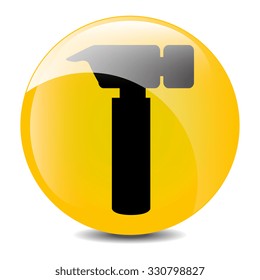 Construction industry and tools graphic design, vector illustration