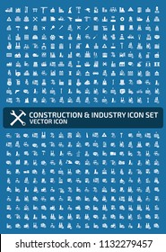 Construction and industry vector icon