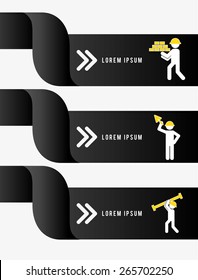 construction infographic design, vector illustration eps10 graphic 