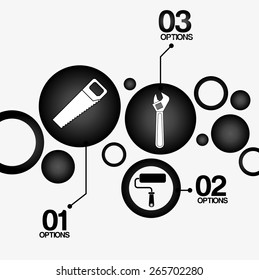 construction infographic design, vector illustration eps10 graphic 