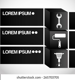 construction infographic design, vector illustration eps10 graphic 