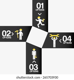 construction infographic design, vector illustration eps10 graphic 