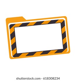 construction information label icon