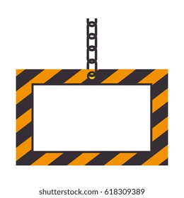 construction information label icon