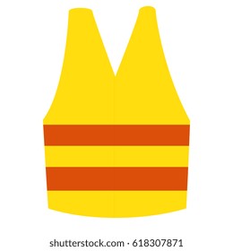 construction jacket isolated icon
