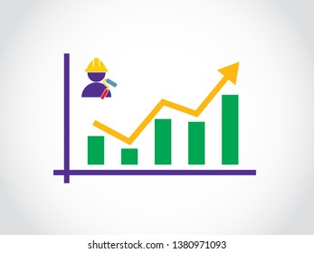 Construction Labor Employee Fluctuate Graph