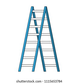 construction ladder isolated icon
