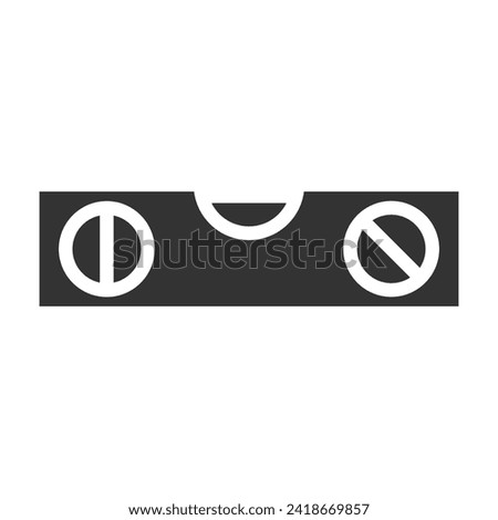 construction level glyph icon isolated on white background. construction level vector icon for web, mobile and ui design